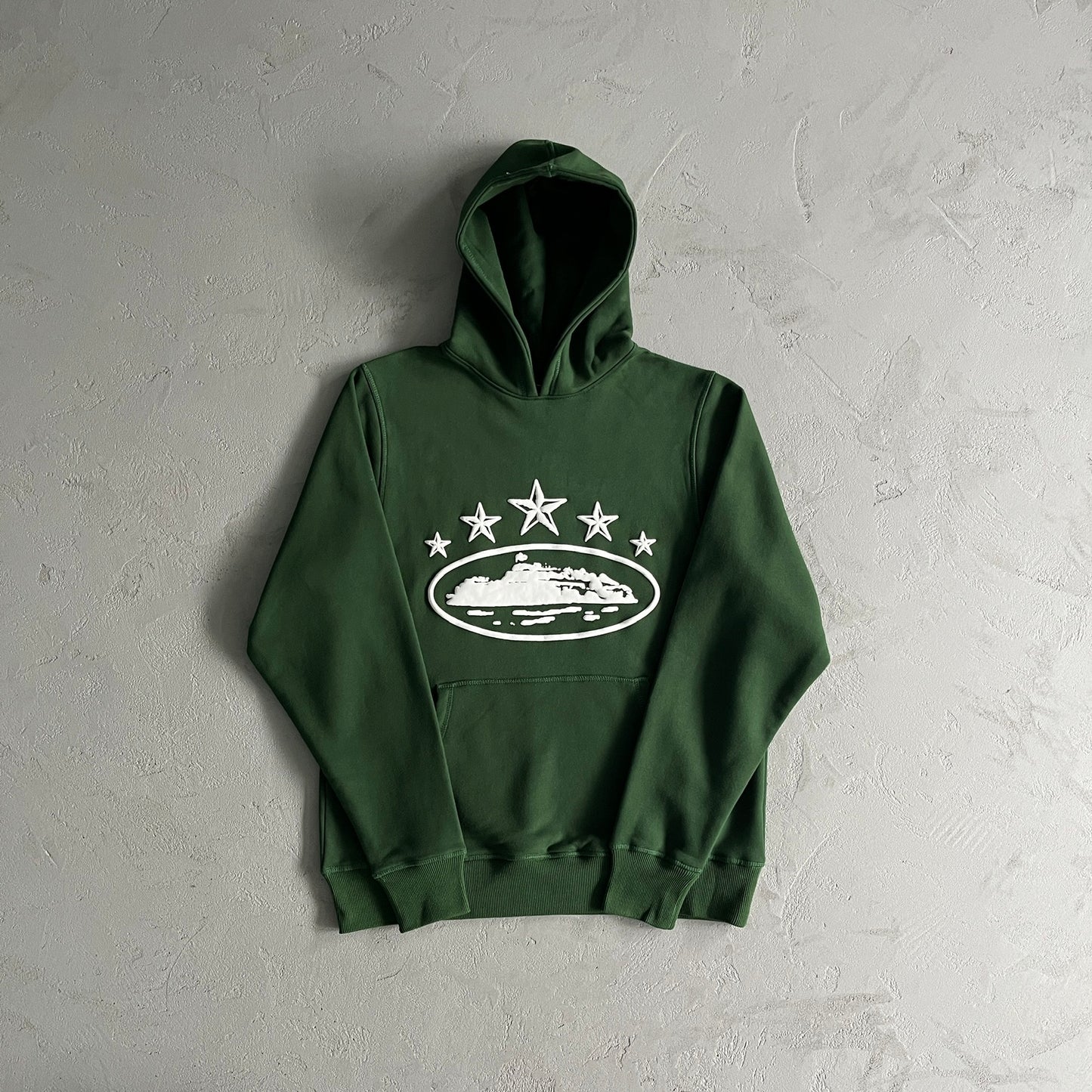 Hoodie Corteiz Five Stars Verde