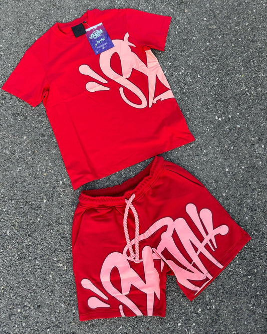 Conjunto (T-shirt+Calções) Syna Vermelho