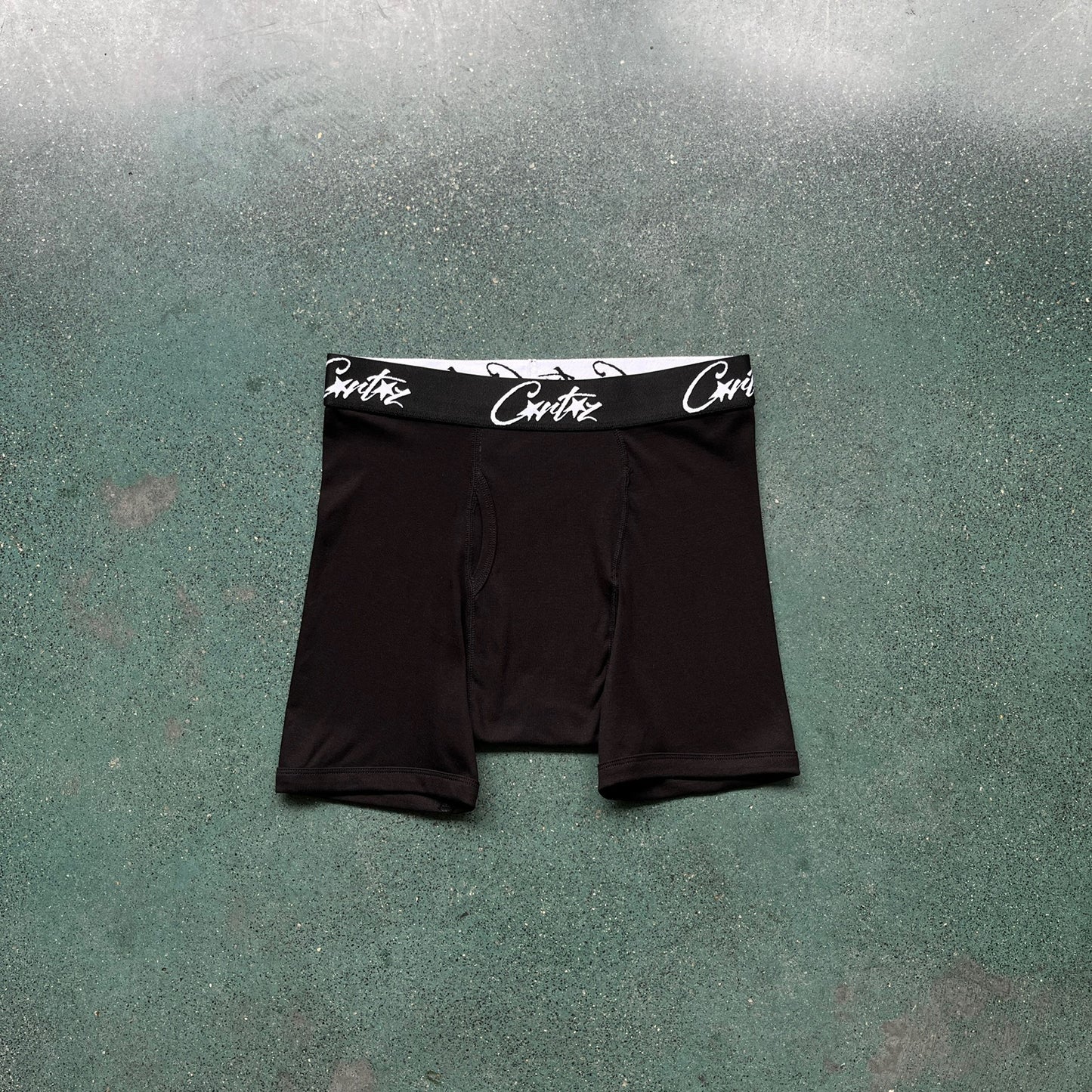 Boxers Corteiz "CRTZ" Pretos (3 unidades)