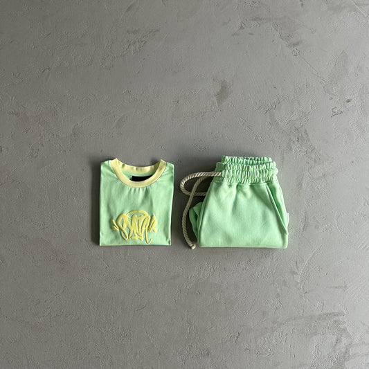 Conjunto de Mulher (T-shirt+Calções) Syna Verde