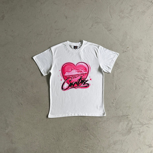 T-shirt Corteiz Heart Branca