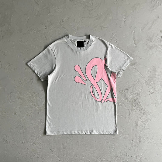 T-shirt Syna Cinzenta/Rosa