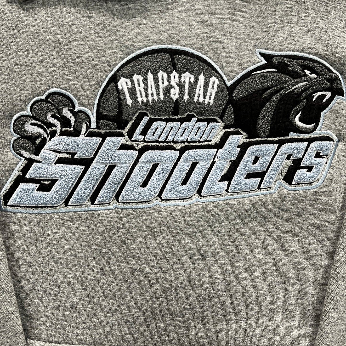 Hoodie Trapstar London Shooters Cinzento/Branco