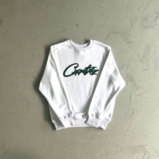 Sweatshirt Corteiz "CRTZ" Branca