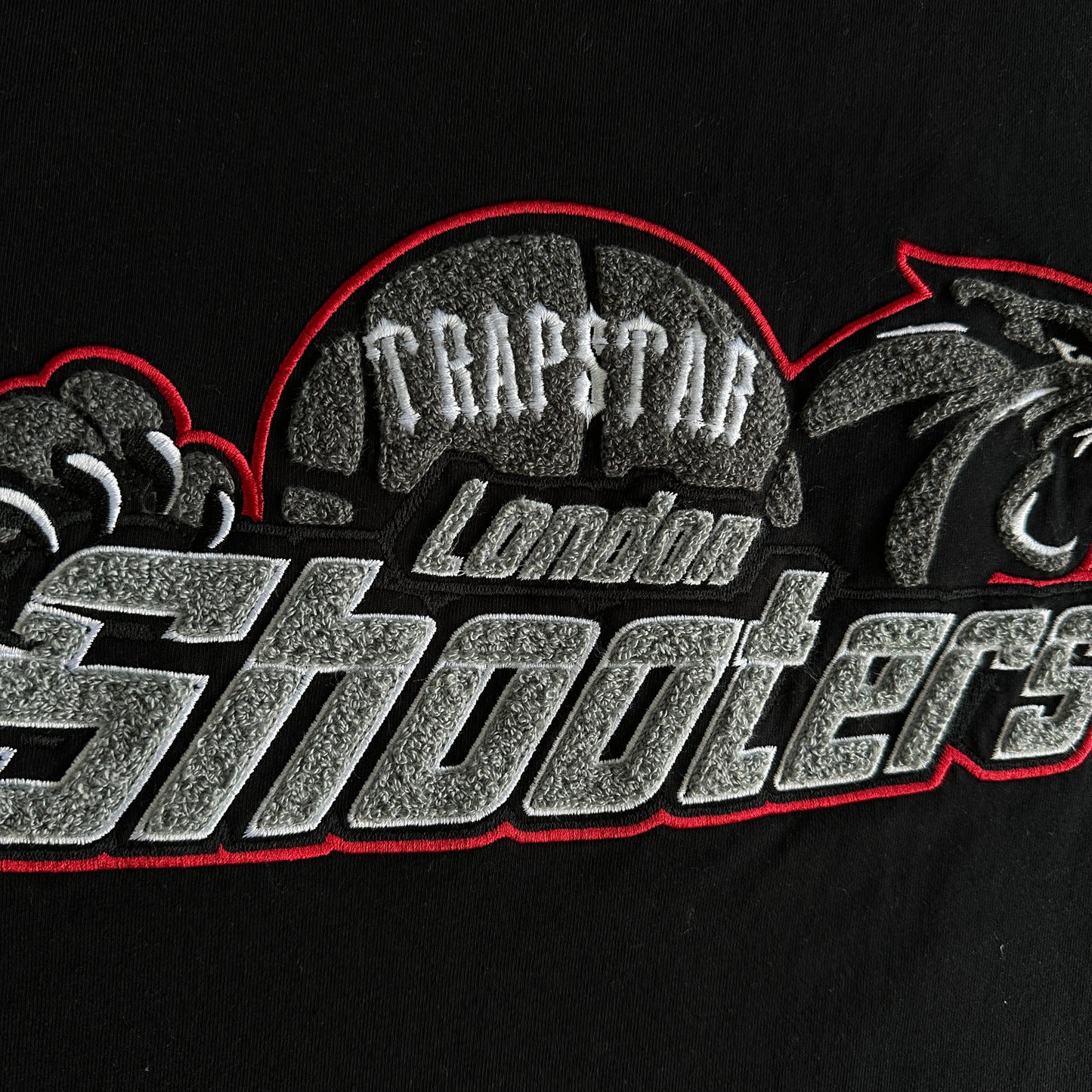 T-shirt Trapstar London Shooters Preta