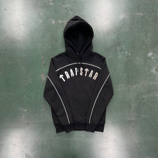 Hoodie Trapstar Irongate Preta/Cinzenta