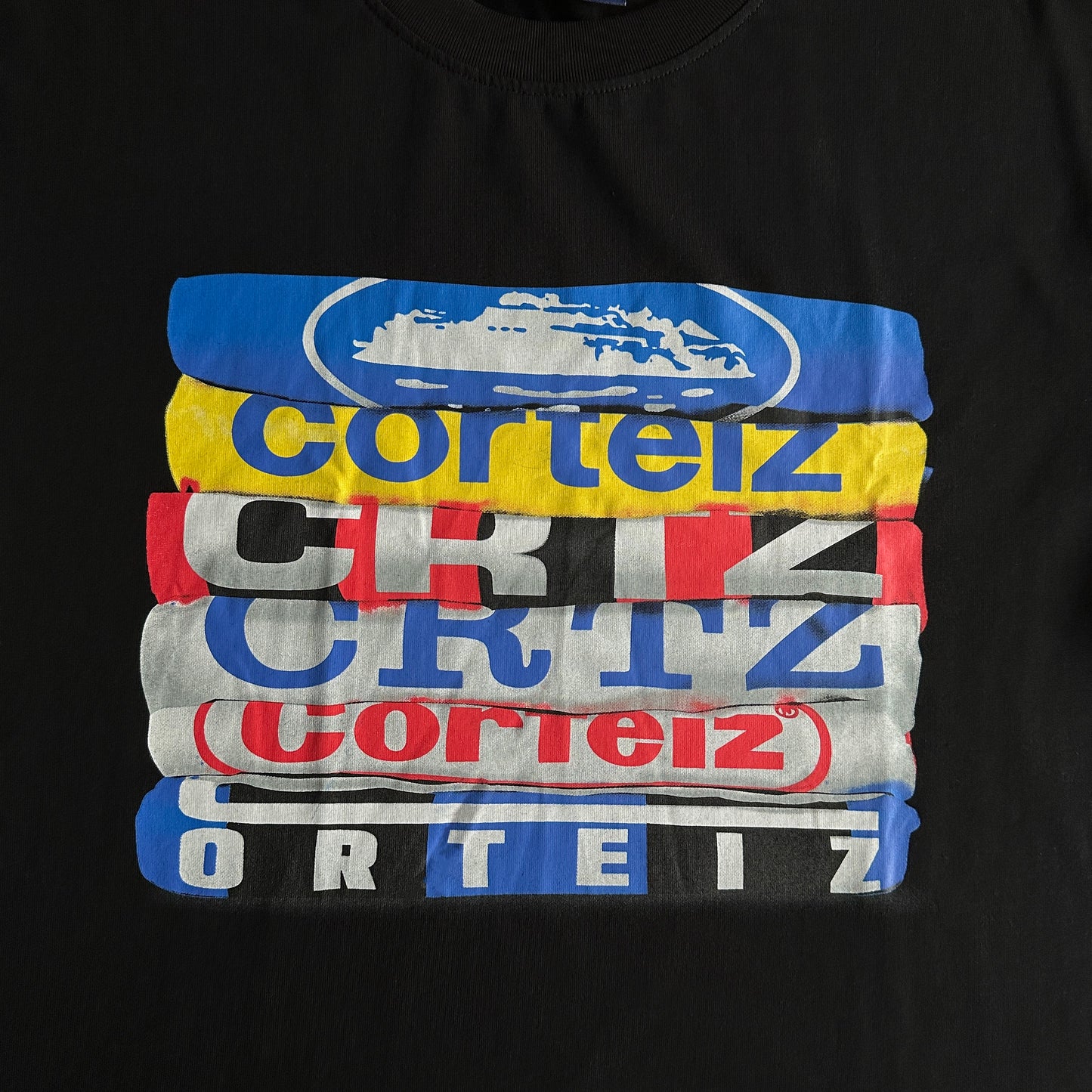 T-shirt Corteiz Album Preta