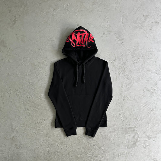 Hoodie Syna Preta/Vermelha