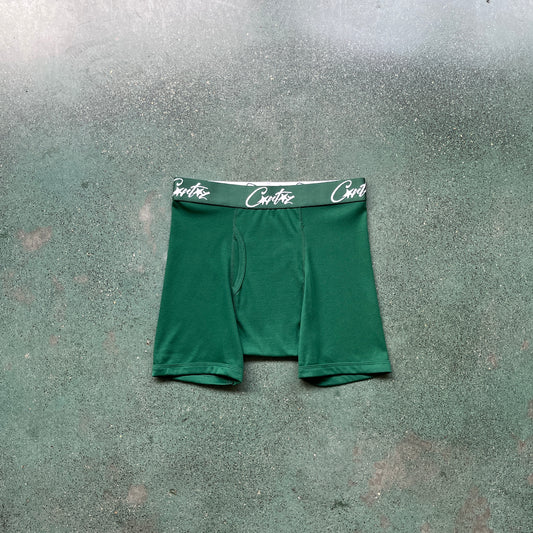 Boxers Corteiz "CRTZ" Verdes (3 unidades)