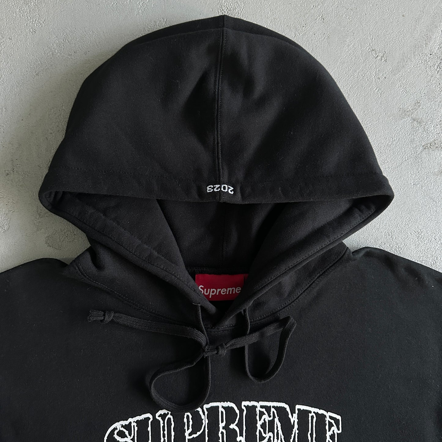 Hoodie Corteiz x Supreme Preta