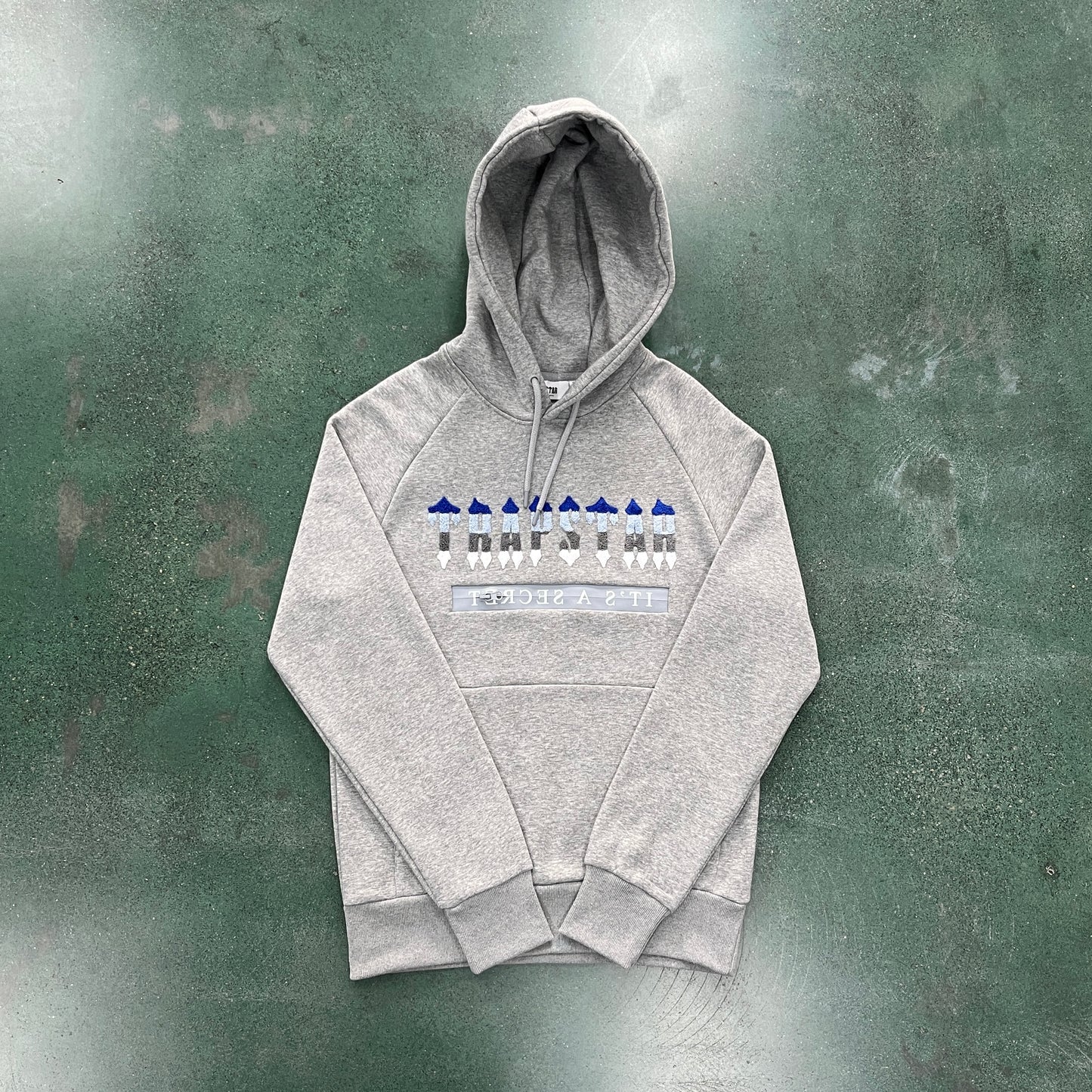 Hoodie Trapstar Decoded 2.0 Cinzento/Azul