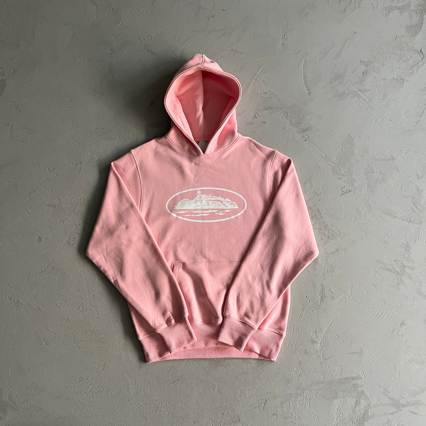 Conjunto (Hoodie+Calções) Corteiz Alcatraz Rosa