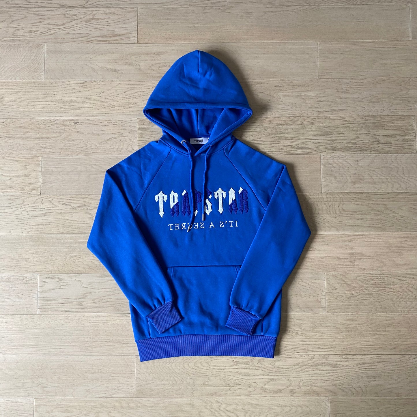 Hoodie Trapstar Decoded Azul/Branca