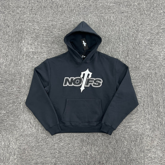 Hoodie Trapstar x NOFS Preta (Entrega Imediata)