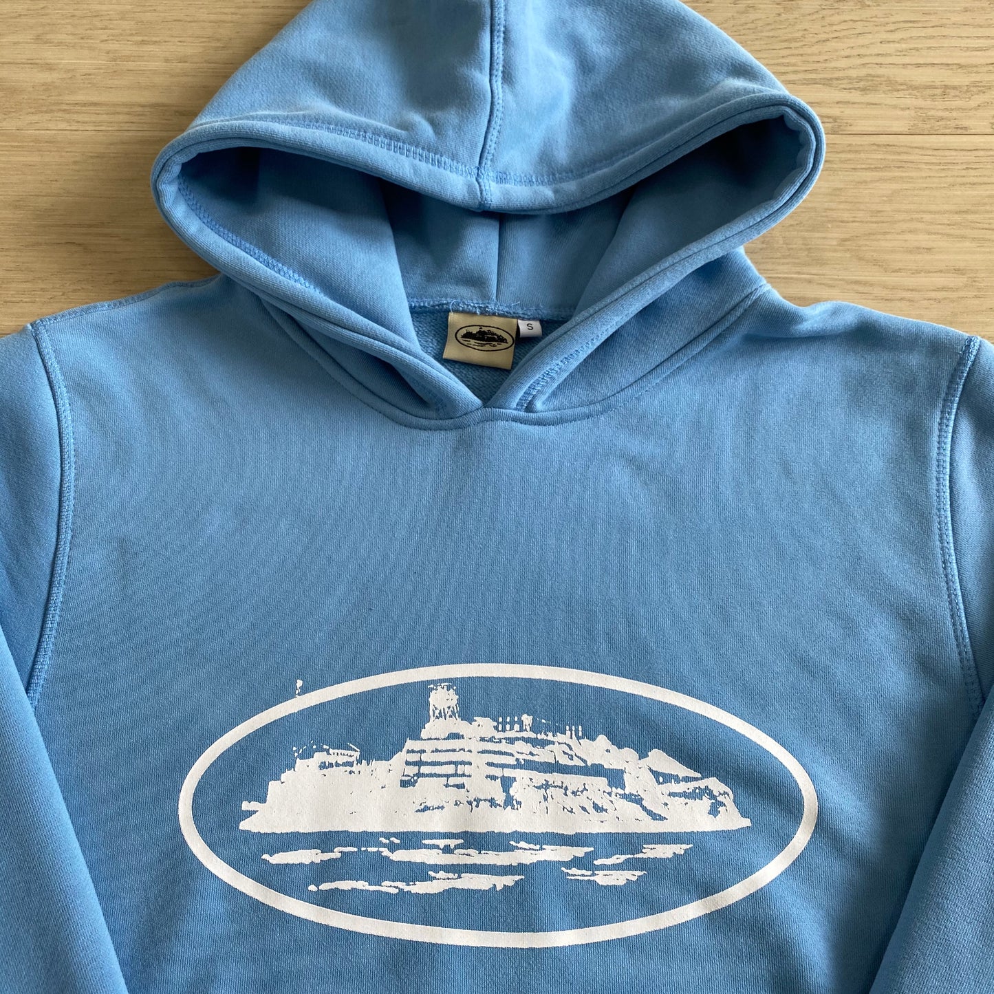 Hoodie Corteiz Alcatraz Azul Claro