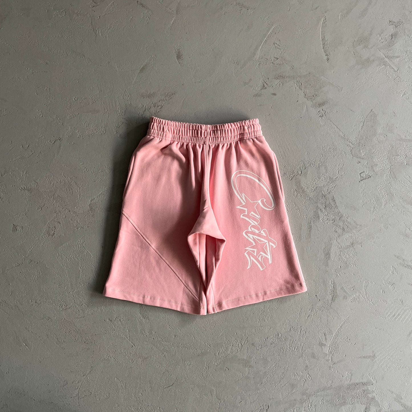 Conjunto (Hoodie+Calções) Corteiz "CRTZ" Rosa