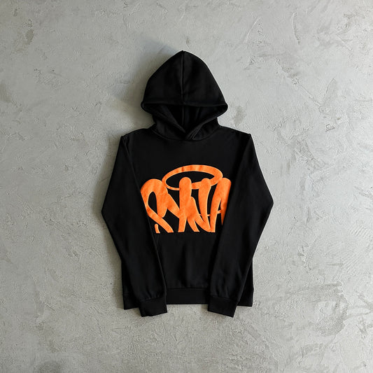 Hoodie Syna Preta/Laranja