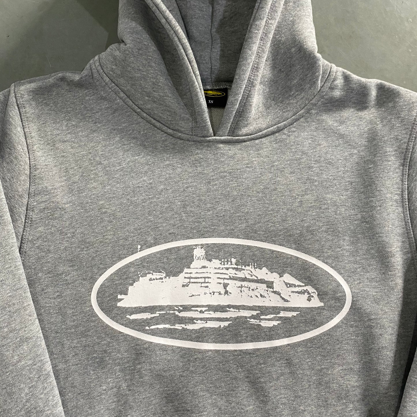 Hoodie Corteiz Alcatraz Cinzenta