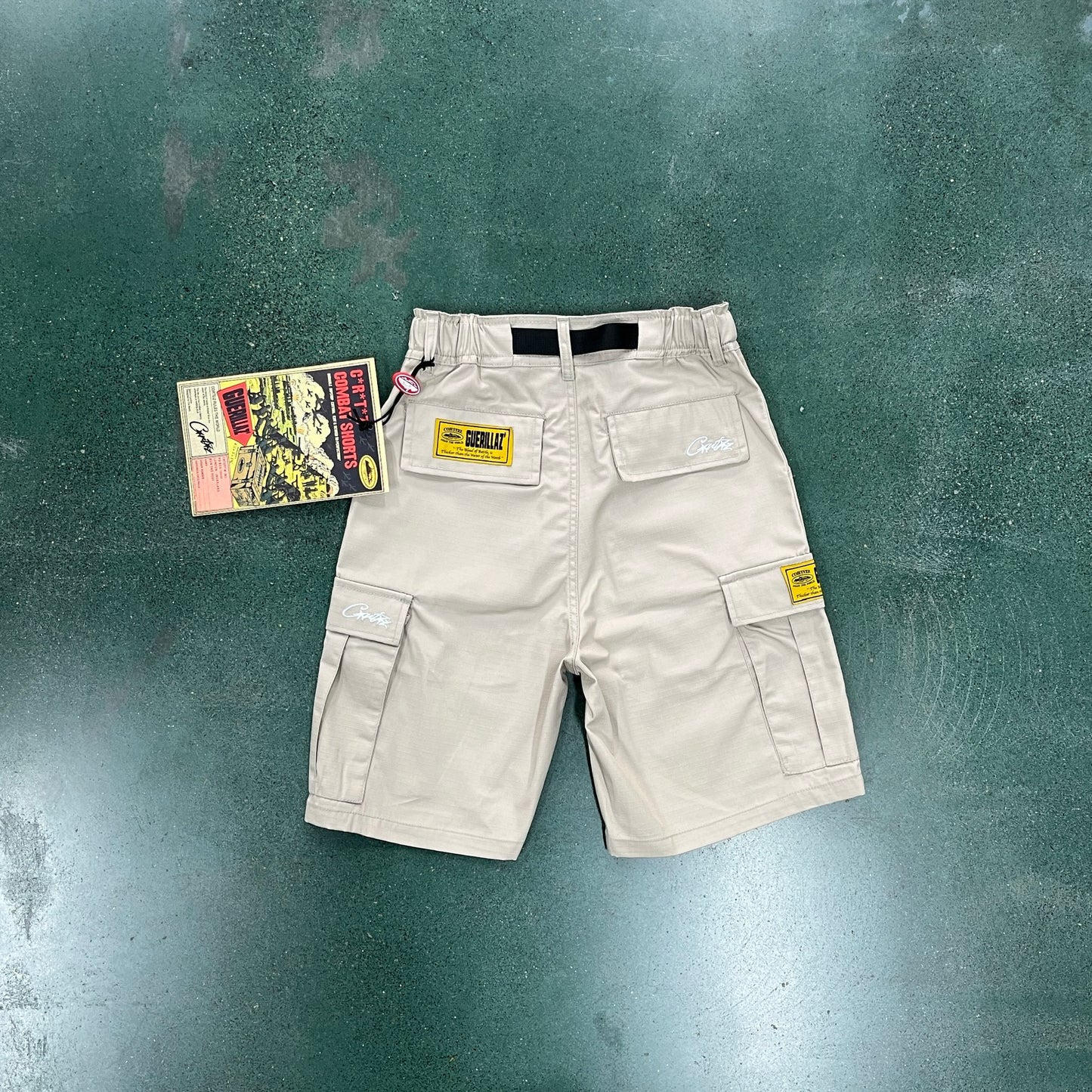 Calções Corteiz Cargos Khaki