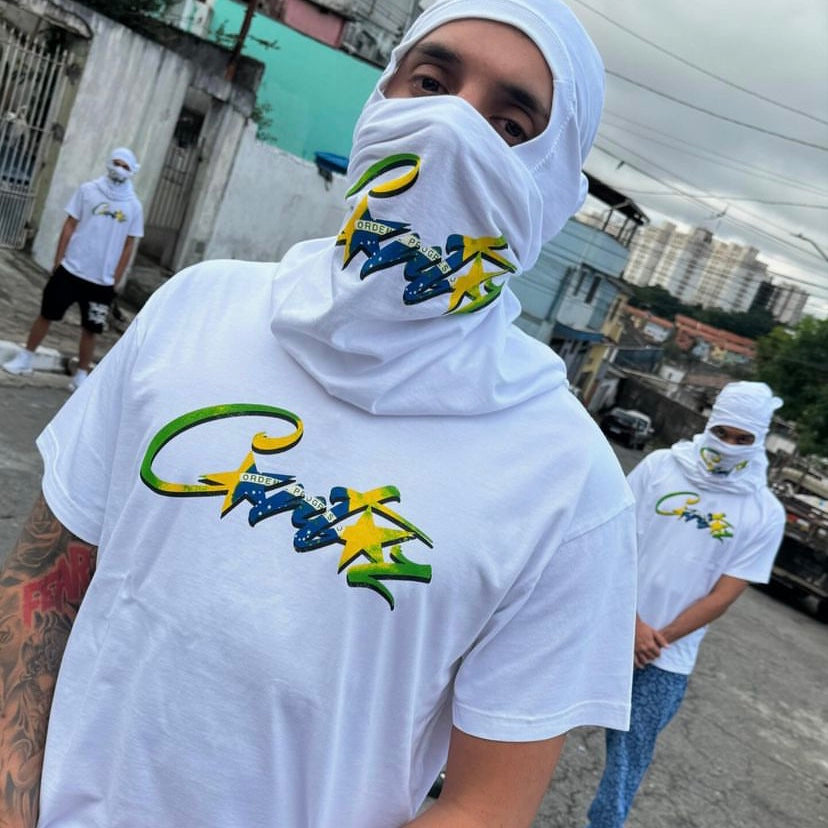 T-shirt Corteiz "CRTZ" Brasil Branca